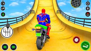 スパイダーマンGTバイクレーススタントゲームプレイ2026 screenshot 4