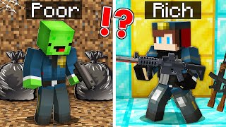 How Mikey Poor POLICE vs JJ Rich POLICE SWAT Survival Battle ?  Minecraft (Maizen)