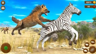 Wild Family Hyena Animal Simulator 3D – Game#games #viralvideo#gaming#Hunting#wildlife screenshot 5