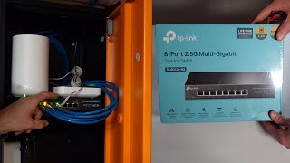 TP Link TL-SG108-M2 2.5 Gbps 8 Port Switch Unbox, Setup and Installation
