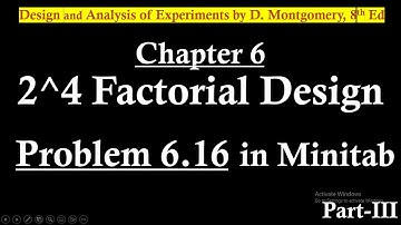2k Factorial Design Problem in Minitab with Regression Analysis and Effects Plot  Interpretation P 3
