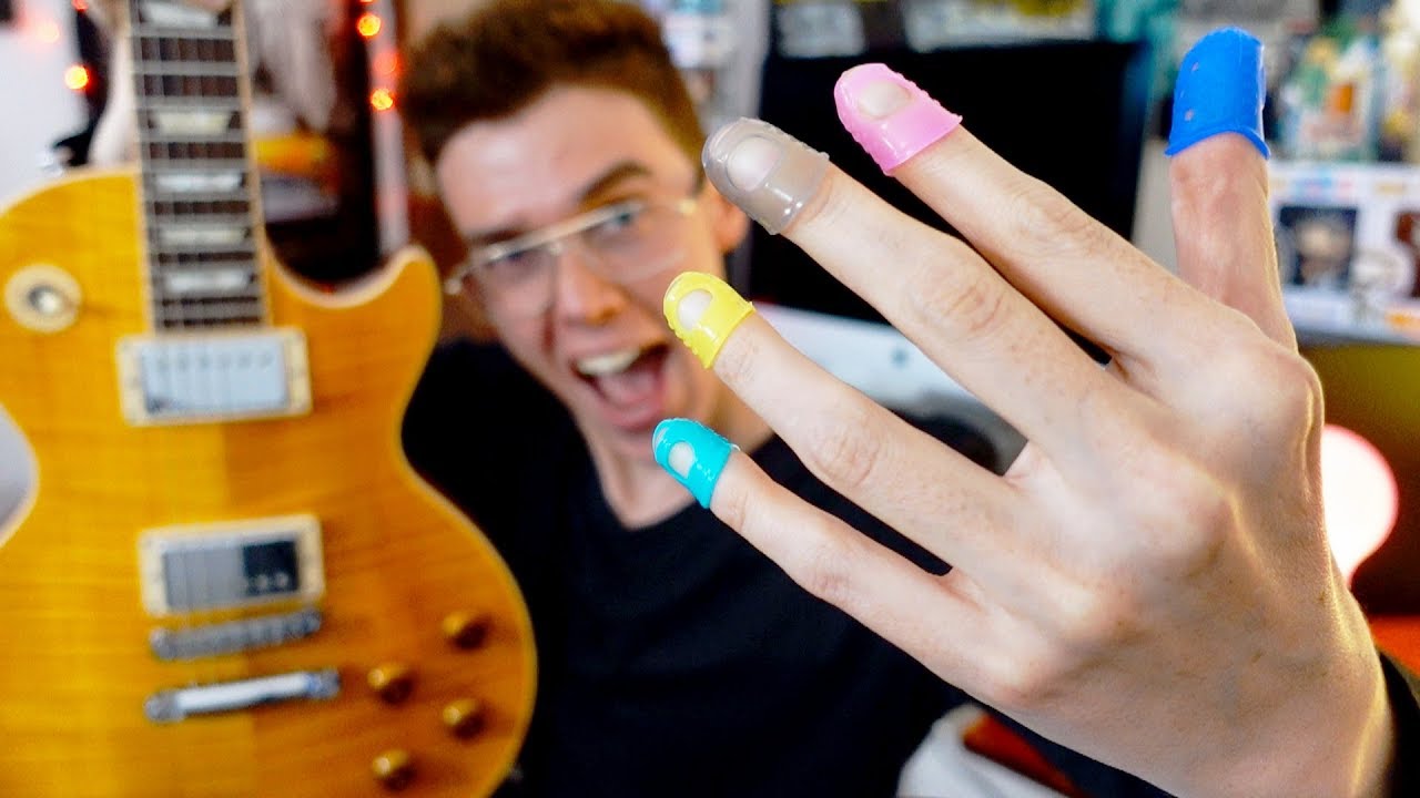 Tengo Los Protectores Dedos Guitarra SEÑORITA GUITARRISTA - YouTube