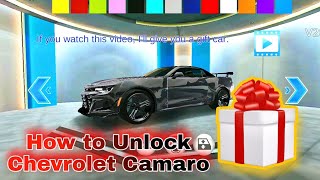 How To Unlock Chevrolet Camaro Car In 3d Driving Class || Very easily @CarGameMaker screenshot 4