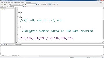 Assembly language program- Biggest number from 10 numbers