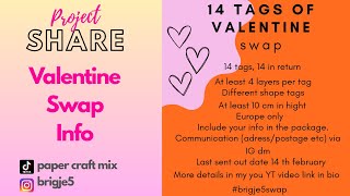 My 1st Valentine Swap: 14 Tags Of Valentine!