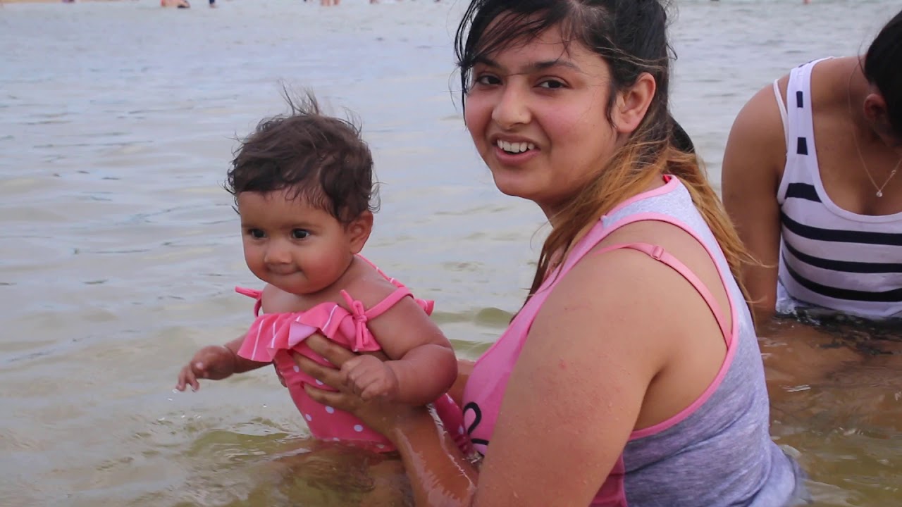 NIBIGYA 1ST TIME IN THE BEACH