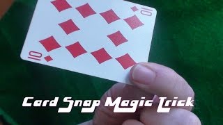 Card Snap Change Trick