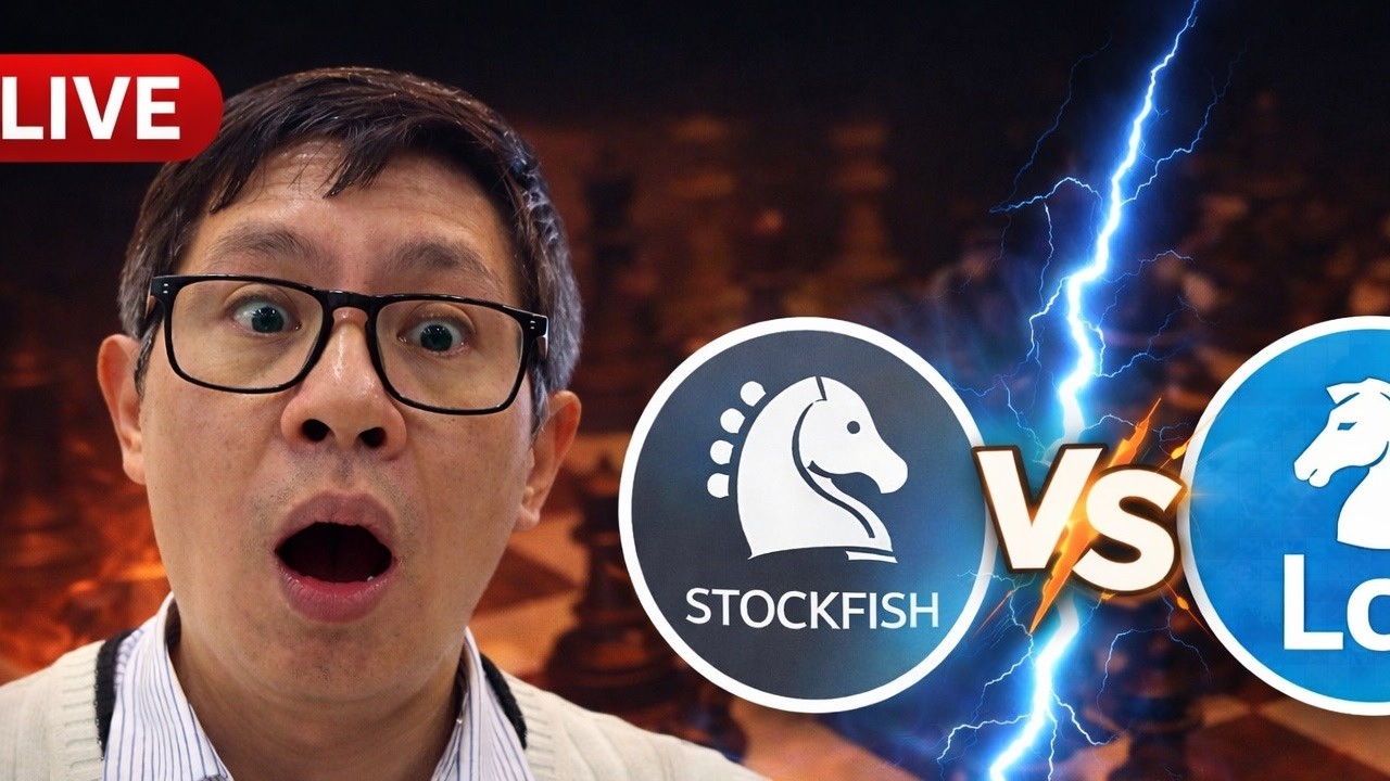 🔴 LIVE: Stockfish vs Lc0 – AI Cờ vua nào mạnh hơn?