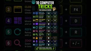 👉 Top 10 computer tricks you should know! #computer #shorta