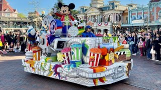 [4K] DESFILE DISNEYLAND PARIS  (A MILLON SPLASHES OF COLOUR)