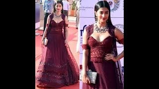 Pooja Hegde STUNNING Wardrobe  iffi 2017 closing ceremony