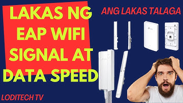 LAKAS NG EAP WIFI SIGNAL AT DATA SPEED [ EAP610 EAP225 EAP110 ]