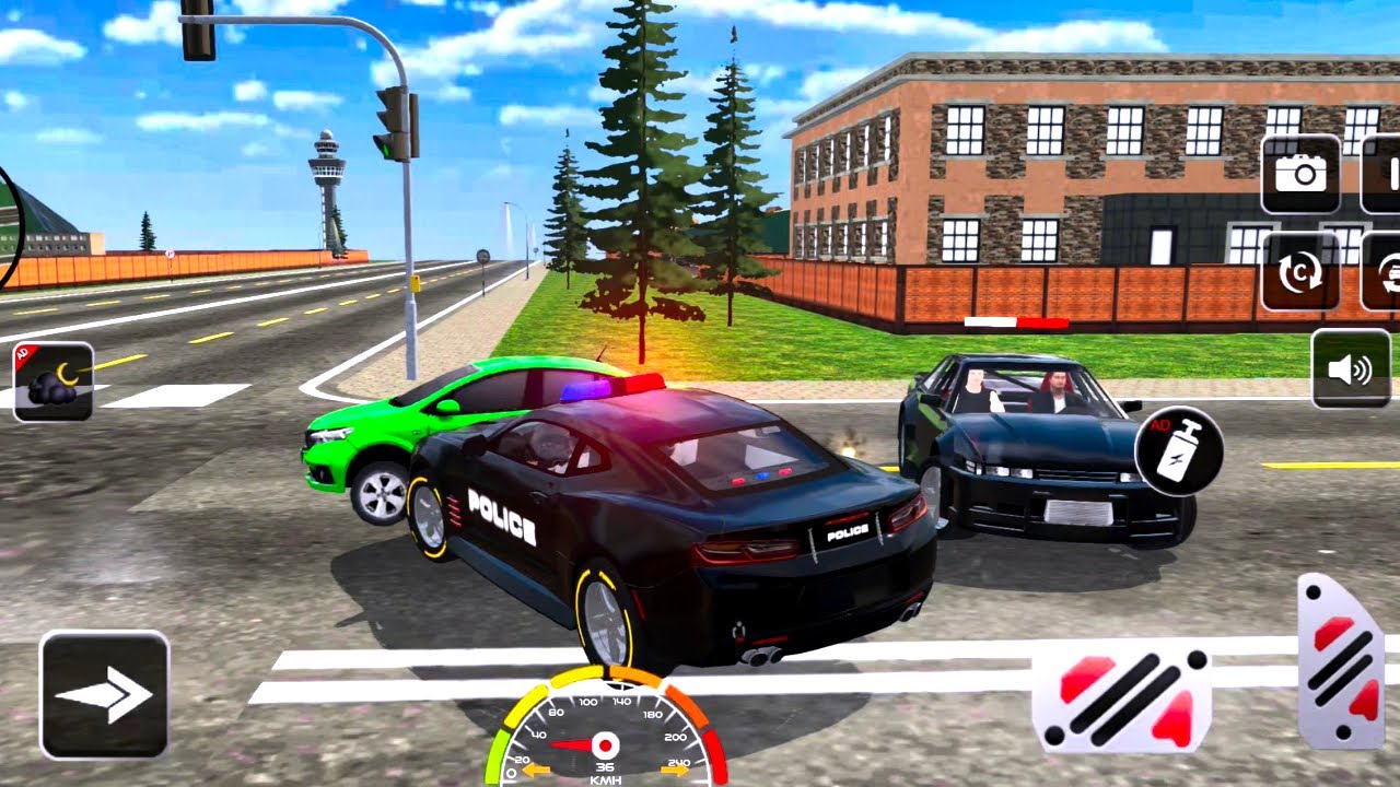 Sergeant Cooper the Police Car - Real City Police Car Chase - Helicopter Challenge Mode P3