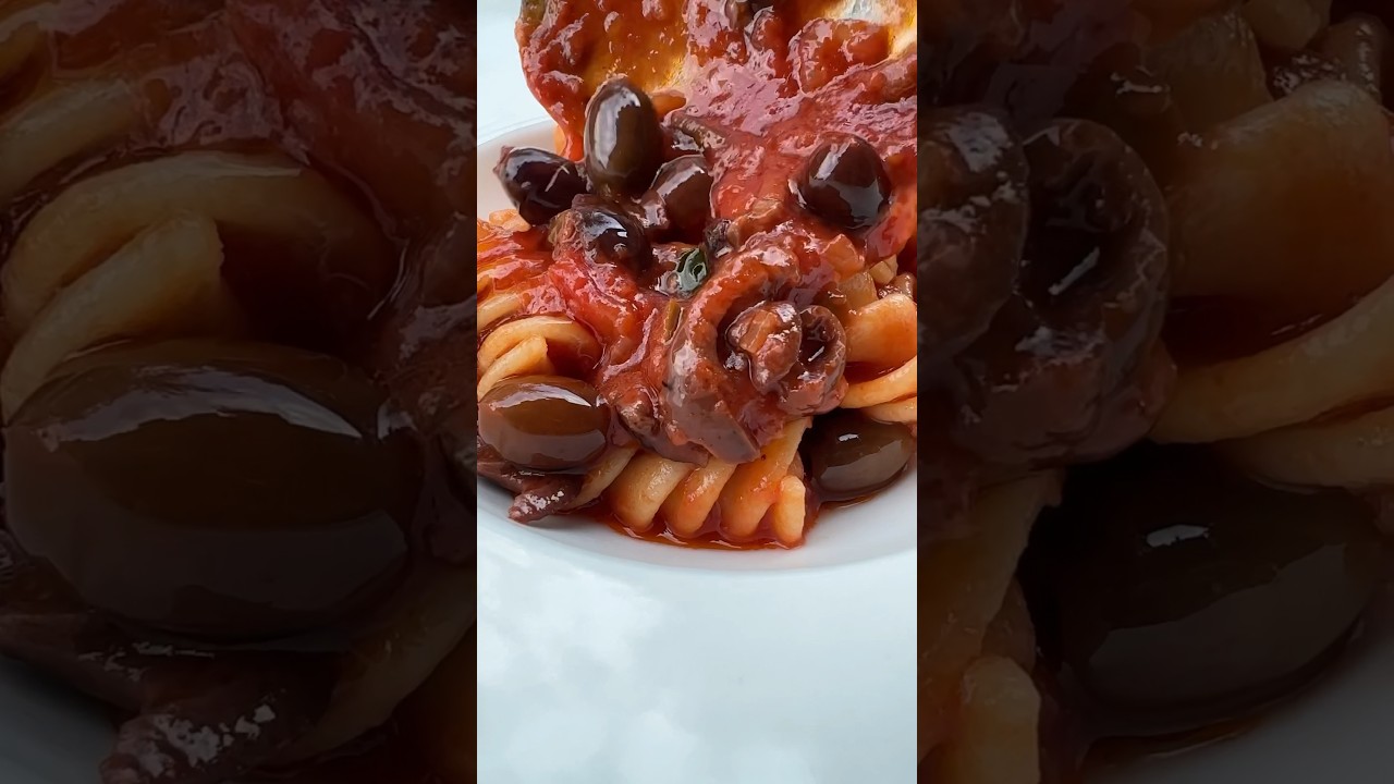 Fusillone al Sugo di Olive