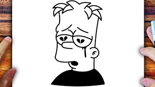 COMO DESENHAR O BART SIMPSON SAD, Bart Simpson Apaixonado