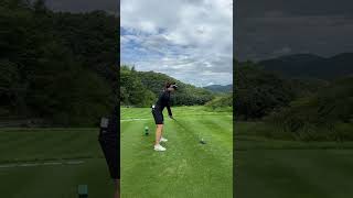 KLPGA 김유빈프로 드라이버샷 아주 천천히#드라이버샷#Slow motion#golf swing#driver#Korea#good shot #느려도 끝까지 봐주세요~~