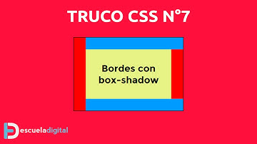 Trucos CSS (7) - Bordes con box-shadow