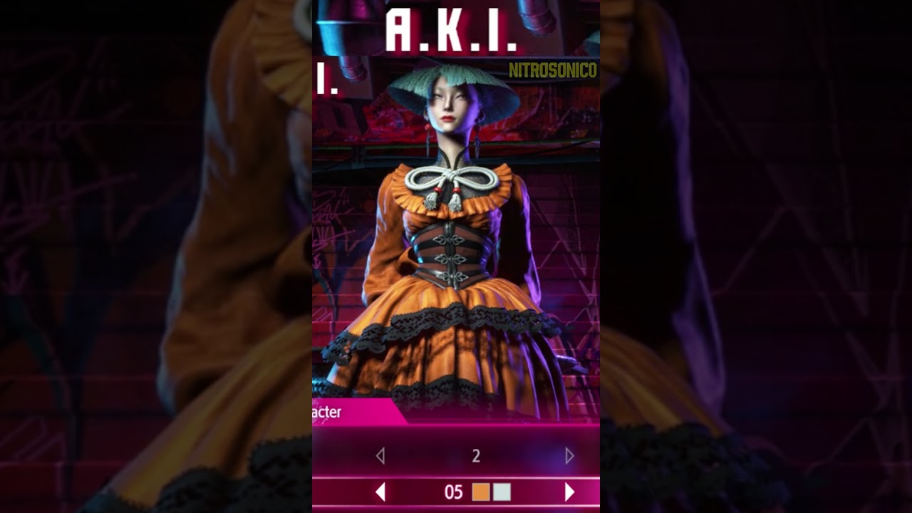 A.K.I Costume 2 Colors [STREET FIGHTER 6] - YouTube
