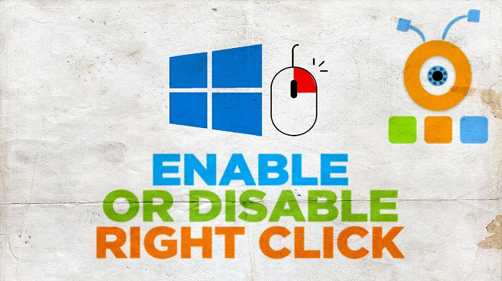 How to Enable Right Click in Windows 10 | How to Disable Right Click in Windows 10
