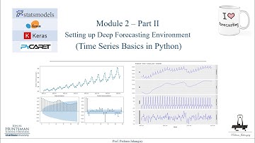 Module 2 -Part 2- Setting up Deep Forecasting environment, basic Python timeseries