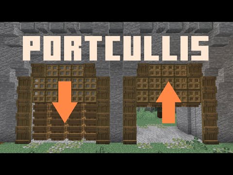 Smoothest Castle Gate in Minecraft