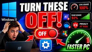 10 Things You Should Turn Off in Windows Right Now | Make Windows 11 Faster Instantly