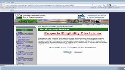 How To Use USDA Eligibility Map - Rural Housing Loan 