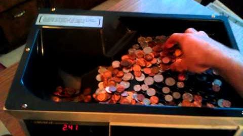 DEMO OF A MAGNER 100 COIN COUNTER/SORTER MACHINE