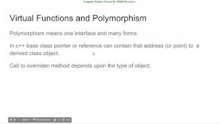 Understanding polymorphism part-1 Method overriding and virtual function