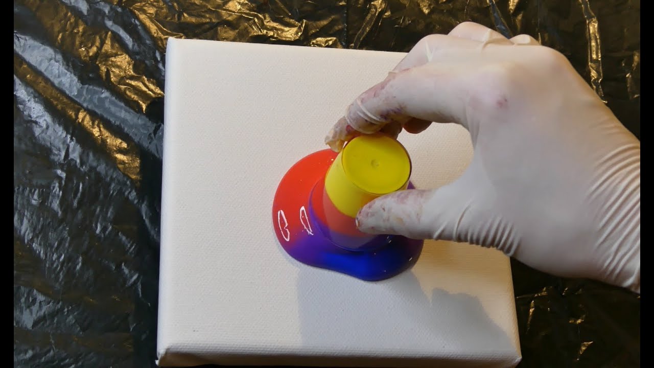 Acrylic Pouring Flip Cup Super Easy YouTube