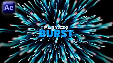 Particle Explosion in After Effects - After Effects Tutorial - Trapcode Particular.