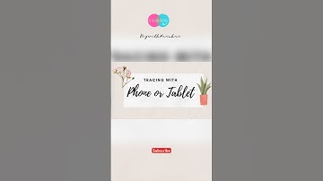 How to trace with phone or Tablet #diywithkanchan #diy #shortvideo #shorts