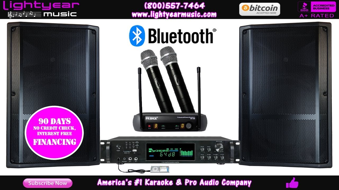 Home Karaoke System Bluetooth Karaoke Bluetooth Amplifier 2500