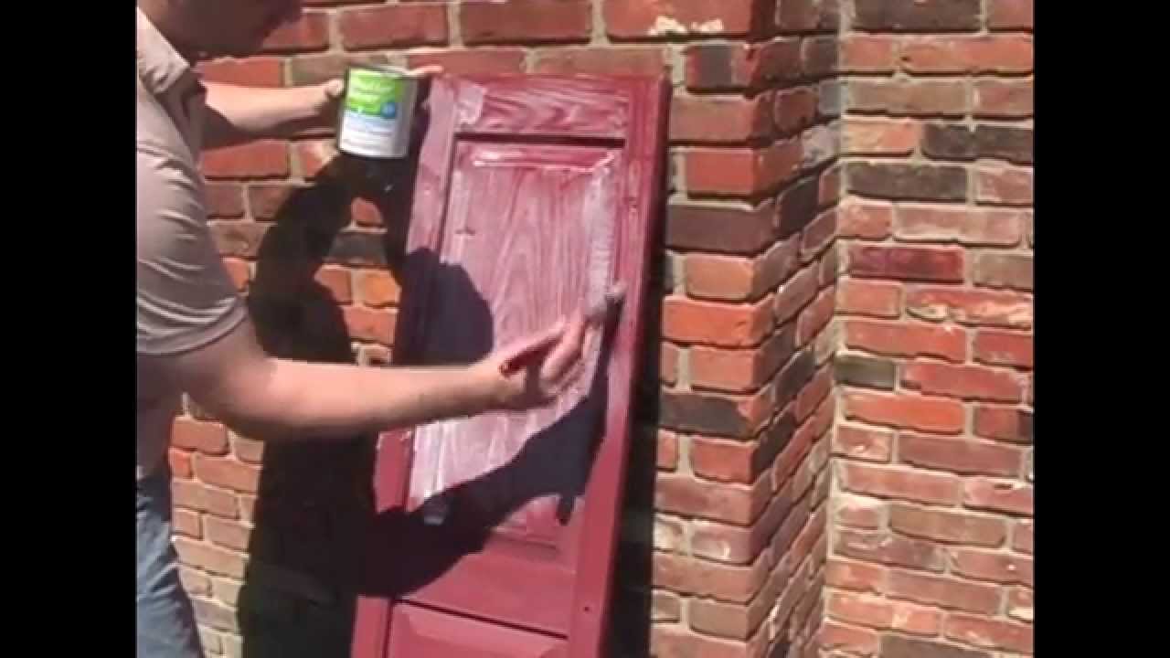 Restoring Vinyl Shutters with Shutter Saver YouTube