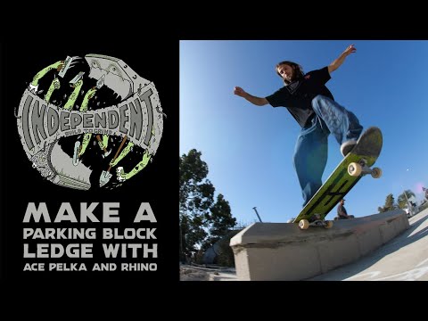Build To Grind: How To Make A Parking Block Ledge W/ Ace Pelka 