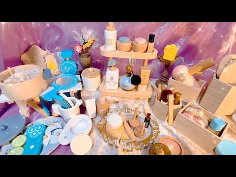 【ASMR】おもちゃの木のコスメのカチャカチャ音🌲My wooden make up