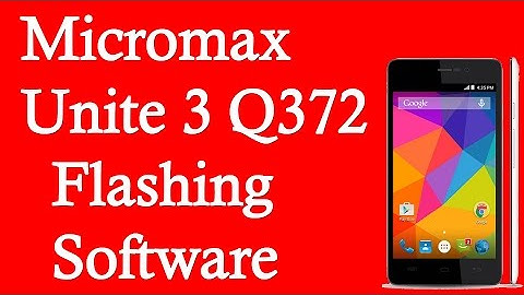 Micromax Q372 Flash Sp tool software