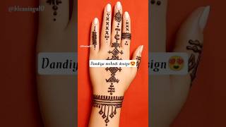 Dandiya Mehndi Design
