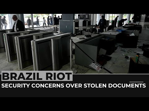 Brazil riot: Security concerns over stolen documents