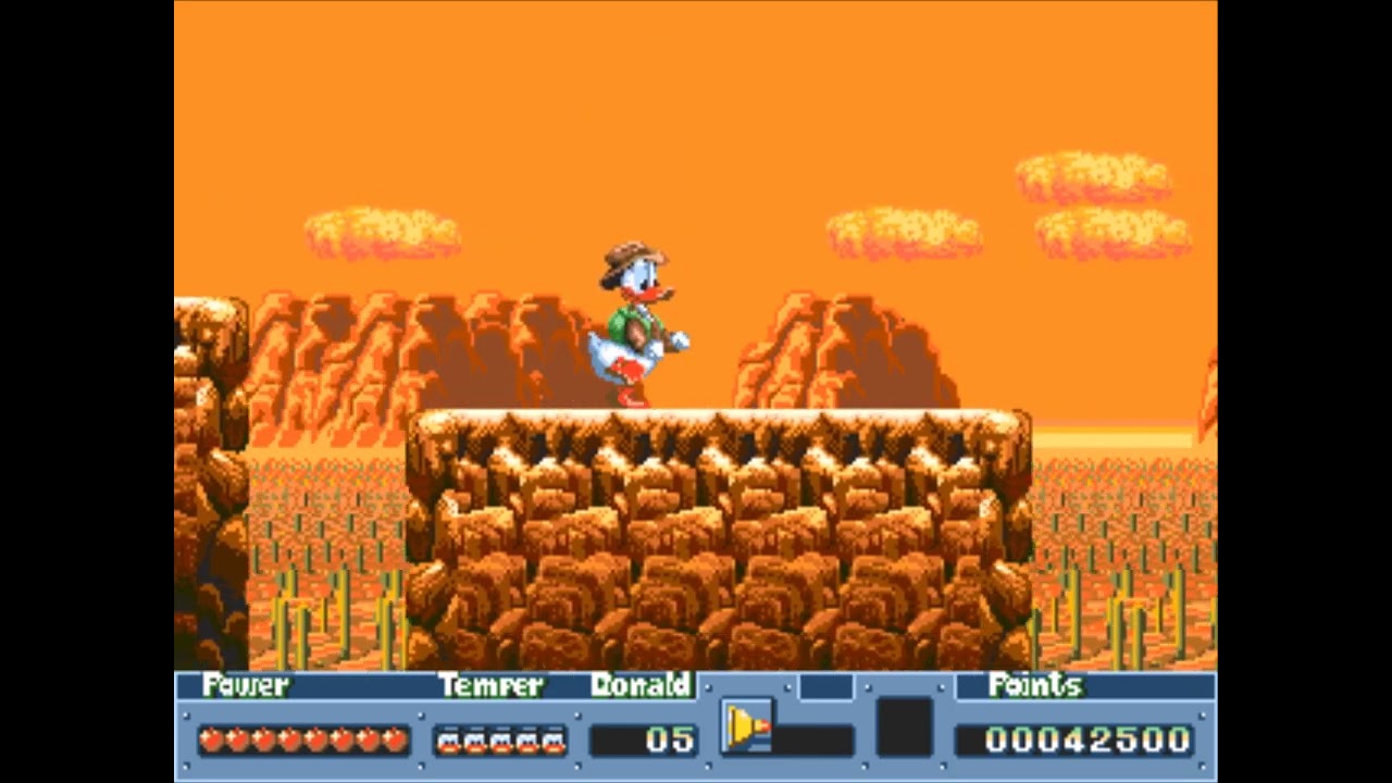 GAMEPLAY SUR QUACKSHOT SUR MEGADRVE - YouTube