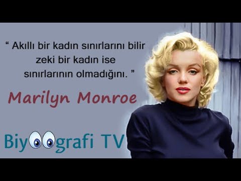 Marilyn Monroe Kimdir ? ( Türkçe Seslendirmeli / İnglizce Altyazılı Biyografi )