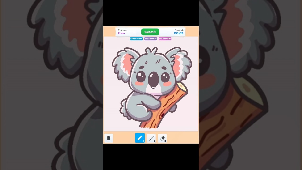 【Speed draw】Drawing Koala on Roblox 🐨🎨🖌️