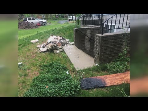 Lightning strike sparks