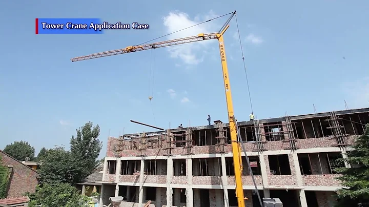 Intelligence and Free Standing 4t Tower Crane Designed by XJCM for Sale