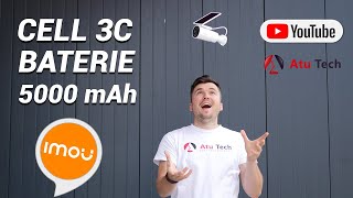 Camera Supraveghere Cu Panou Solar Si Baterie 5000 Mah - Cea Mai Buna Combinatie - Imou Cell 3C 2K