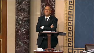 Sen. Cory Booker in hour 22 of marathon speech on Senate floor