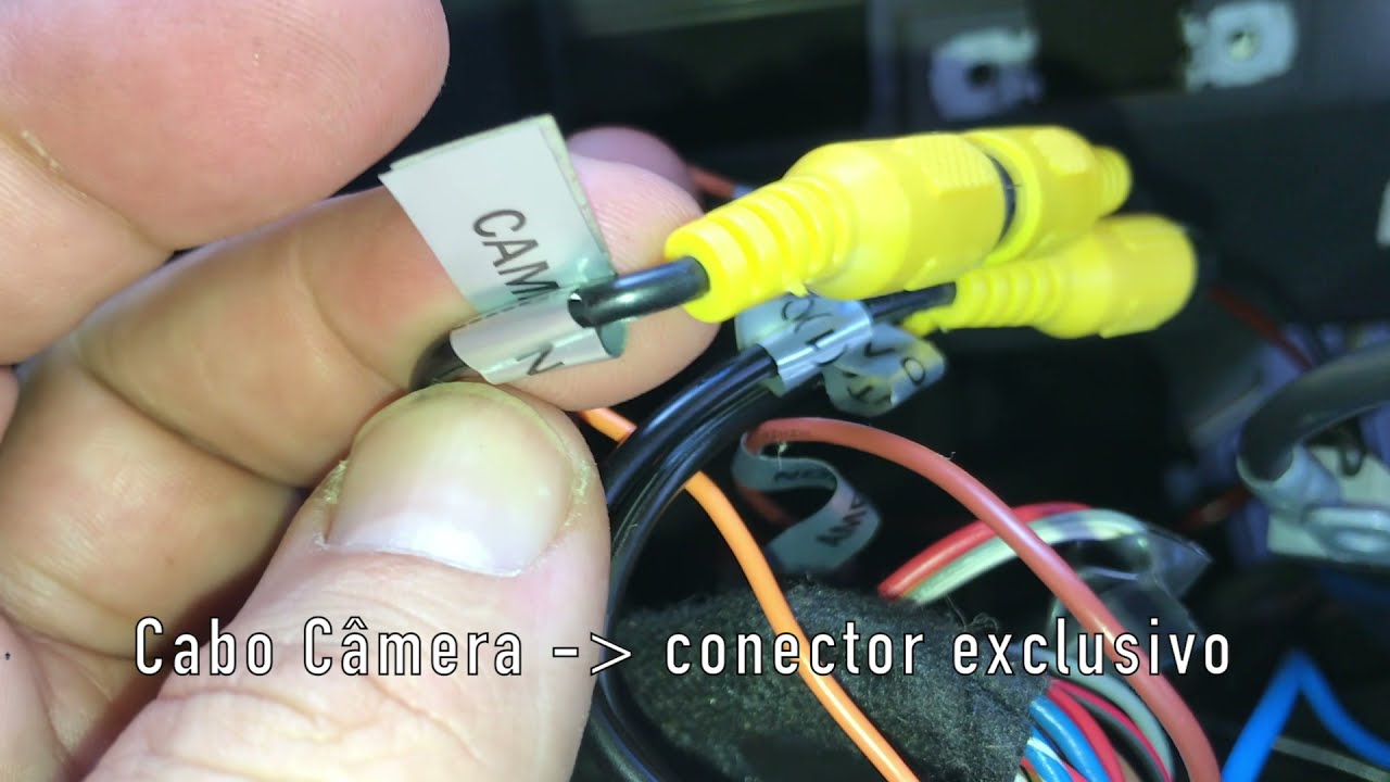 Câmera Ré CMOS Duo - B511-SB (Instalação - Orbe do Brasil) - TUTORIAL