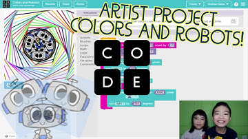 Secrets of Coding in Code.org: Artist Project *COLORS AND ROBOTS!*