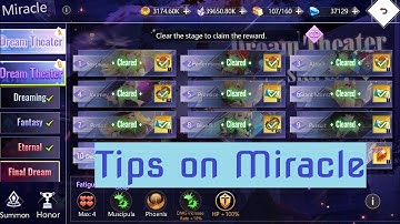 🔷[Illusion Connect]🔷 Tips on Miracle