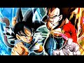 Dragon ball z dokkan battle  lr str gt kid goku  ssj4 vegeta standby skill ost 1 hour extended